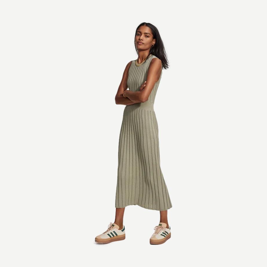 Florian Knit Dress - Seagrass - Galvanic.co