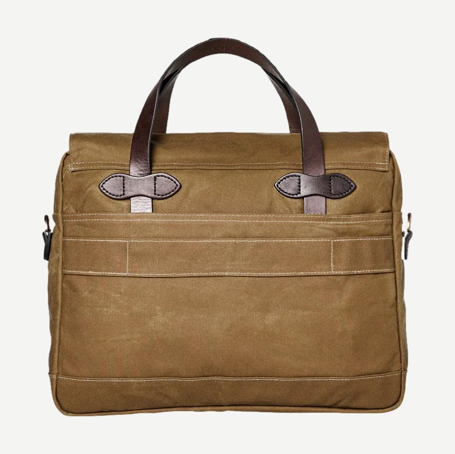 24 Hour Tin Briefcase - Dark tan