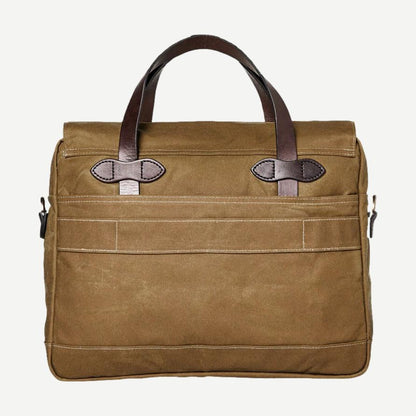 24 Hour Tin Briefcase - Dark tan