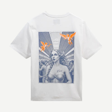 Dean SS Tee - Venus On Tube White - Galvanic.co