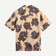 Didcot SS Shirt - Blur Floral Peach/Blue - Galvanic.co