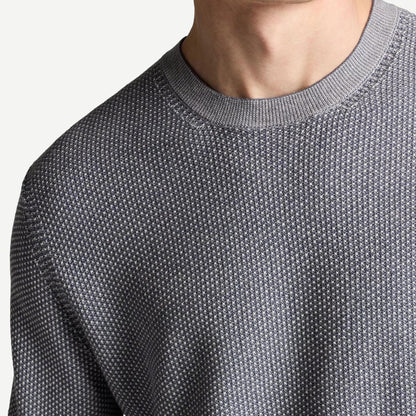 Geo Jacquard L/S Crew - Dyelot - Galvanic.co