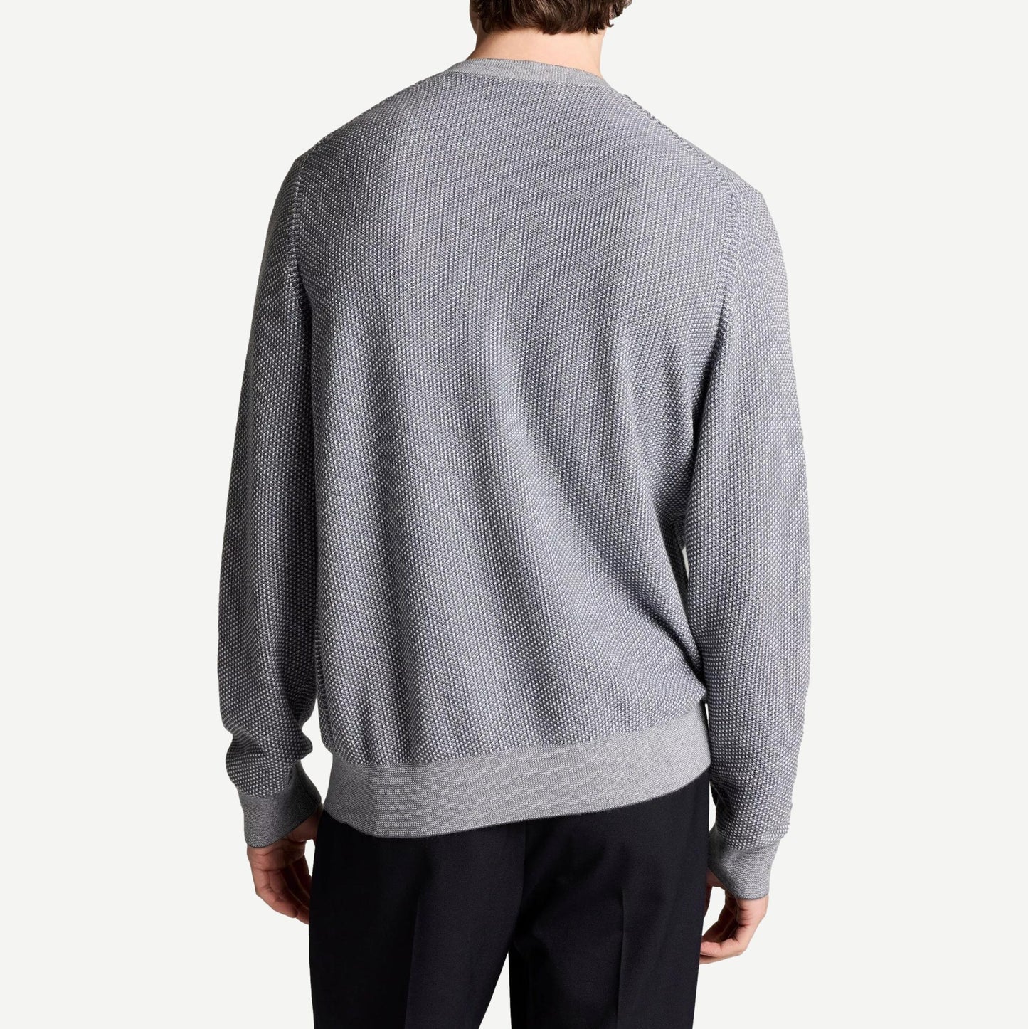 Geo Jacquard L/S Crew - Dyelot - Galvanic.co