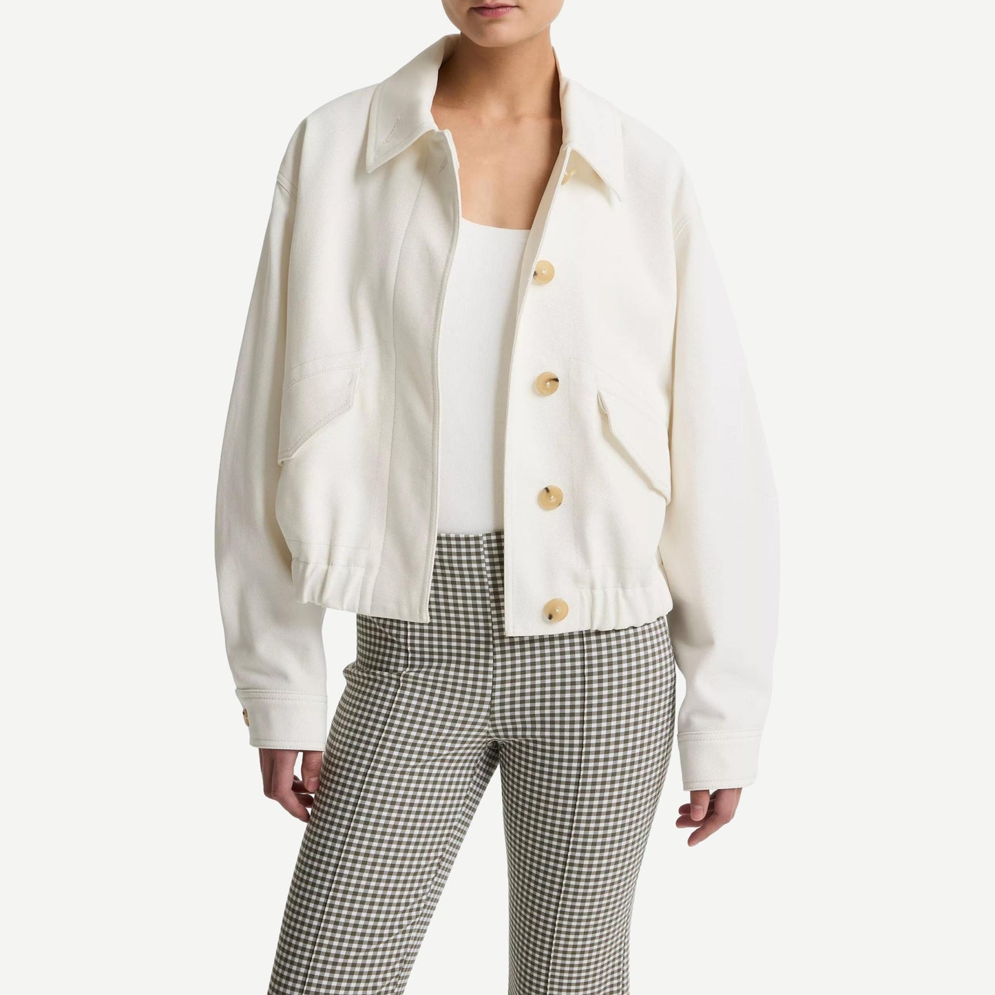 Cotton Bomber - Chalk - Galvanic.co
