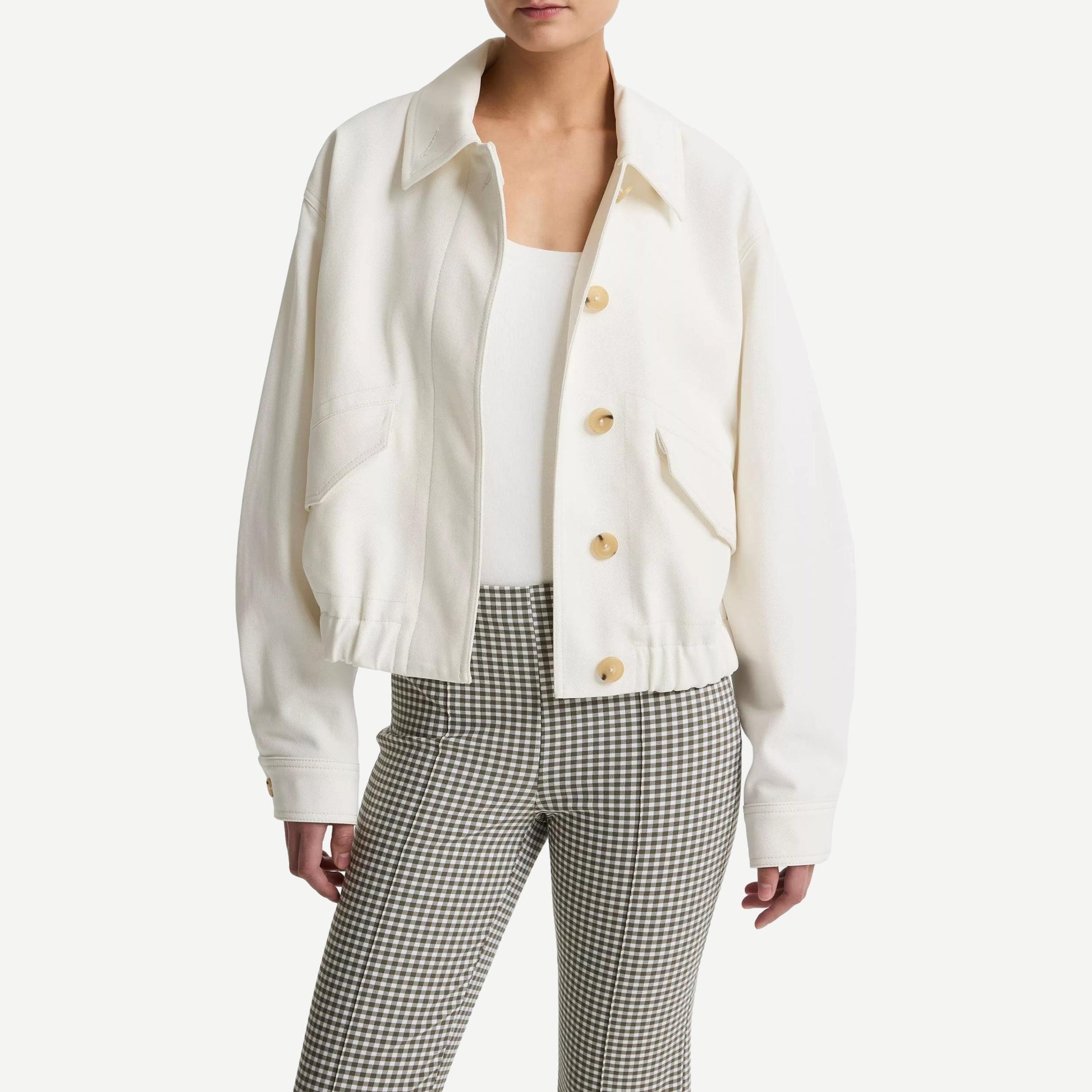Cotton Bomber - Chalk - Galvanic.co