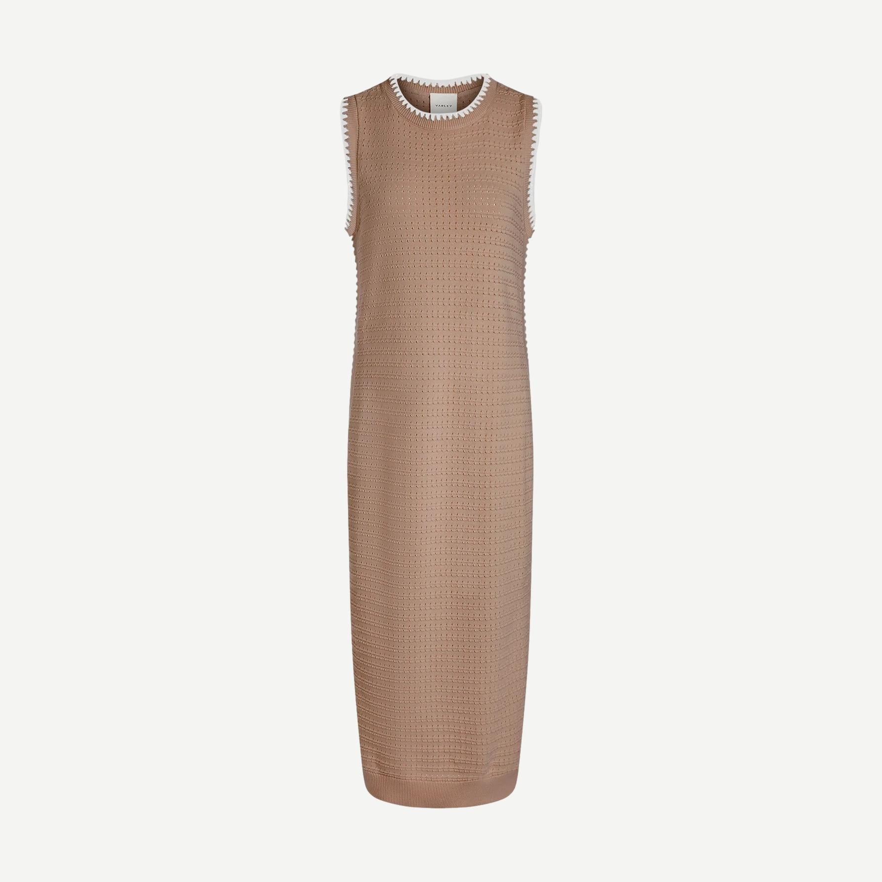 Dwight Tank Knit Dress- Light Taupe - Galvanic.co