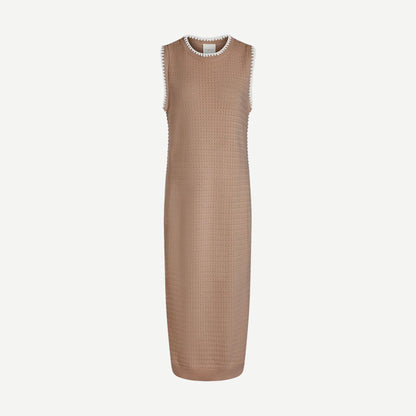 Dwight Tank Knit Dress- Light Taupe - Galvanic.co