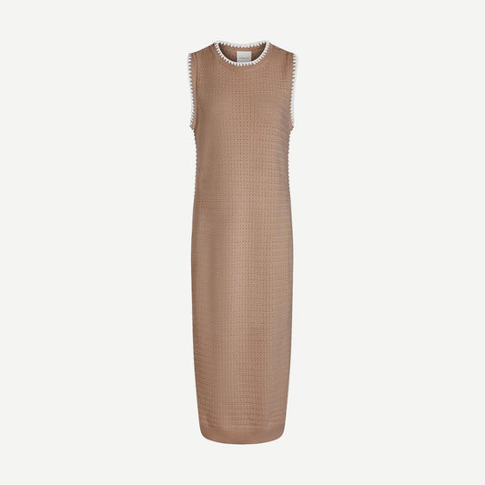 Dwight Tank Knit Dress- Light Taupe - Galvanic.co