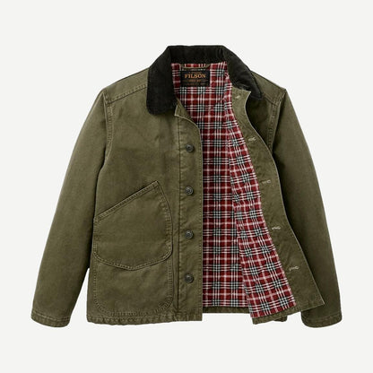Insulated Canvas Outfitter Jacket - Dark Olive
