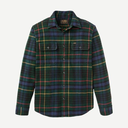Vintage Flannel Workshirt - Green/Navy Plaid