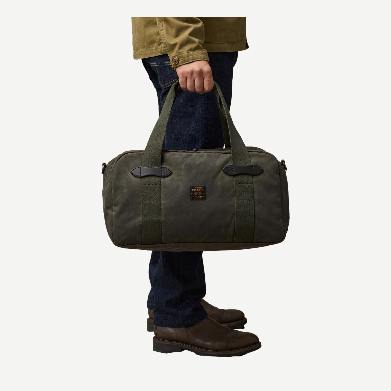 Tin Cloth Small Duffle Bag - Otter Green