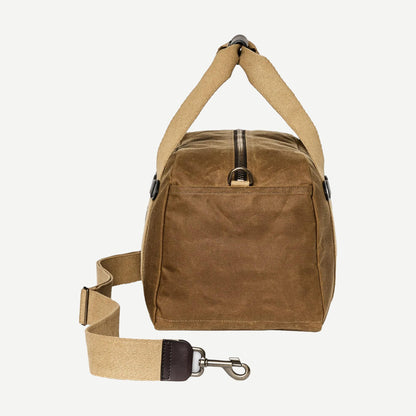 Tin Cloth Small Duffle Bag - Dark Tan