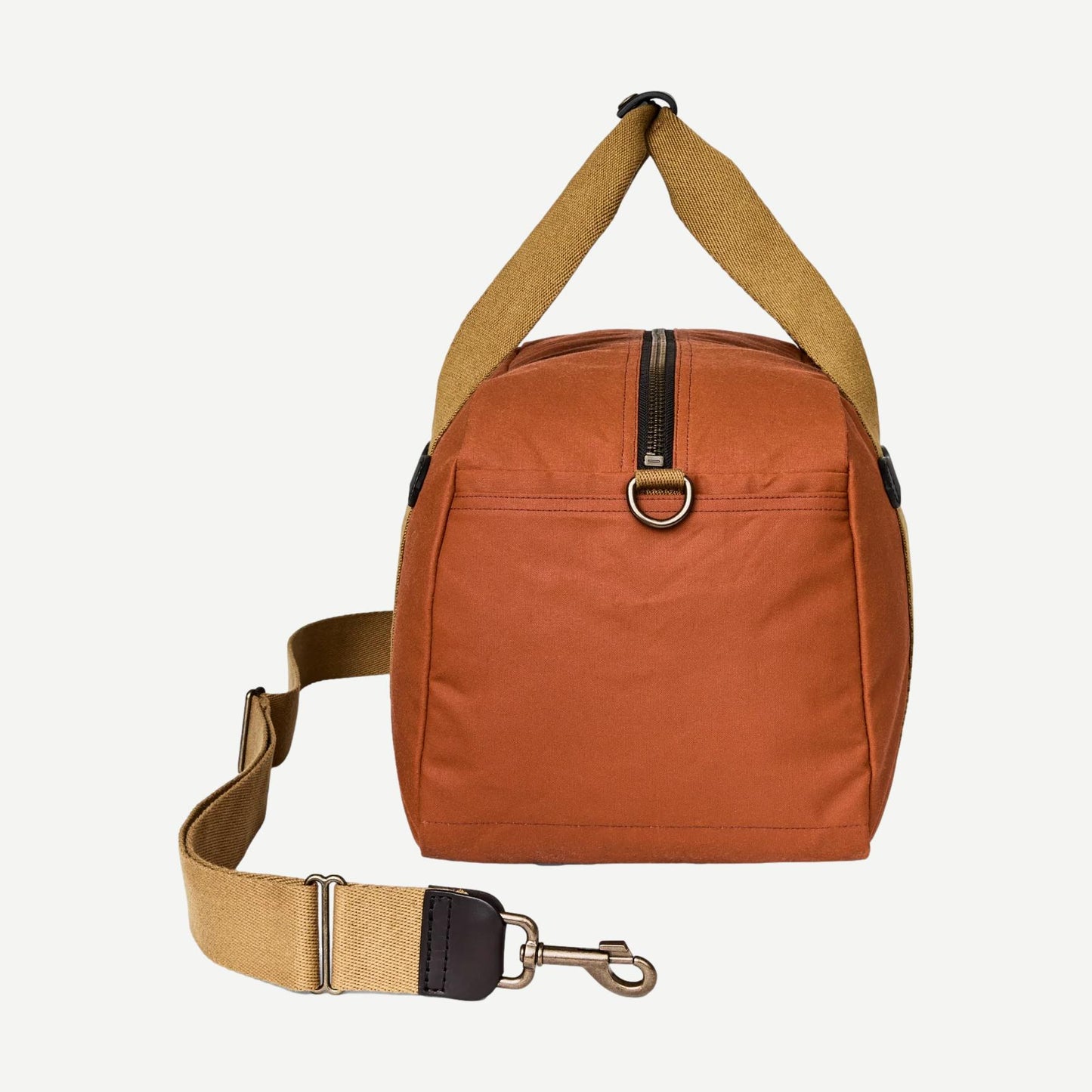 Tin Cloth Small Duffle Bag - Rust