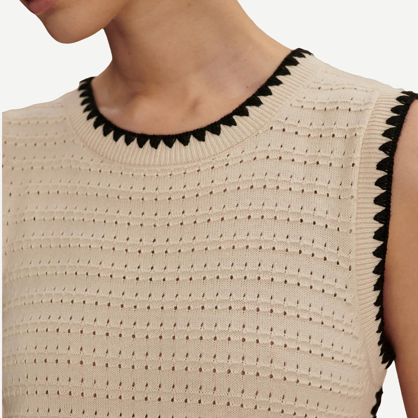 Dwight Tank Knit Dress - Birch - Galvanic.co