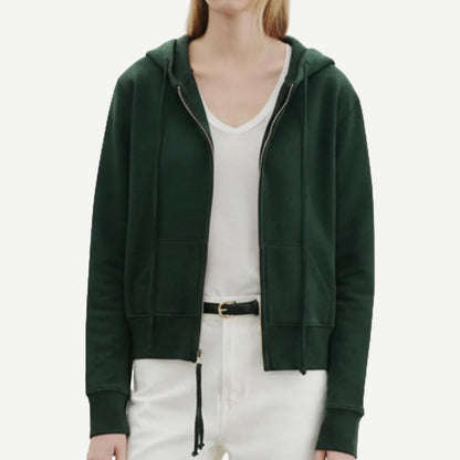 Callie Zip Up Hoodie - Evergreen - Galvanic.co