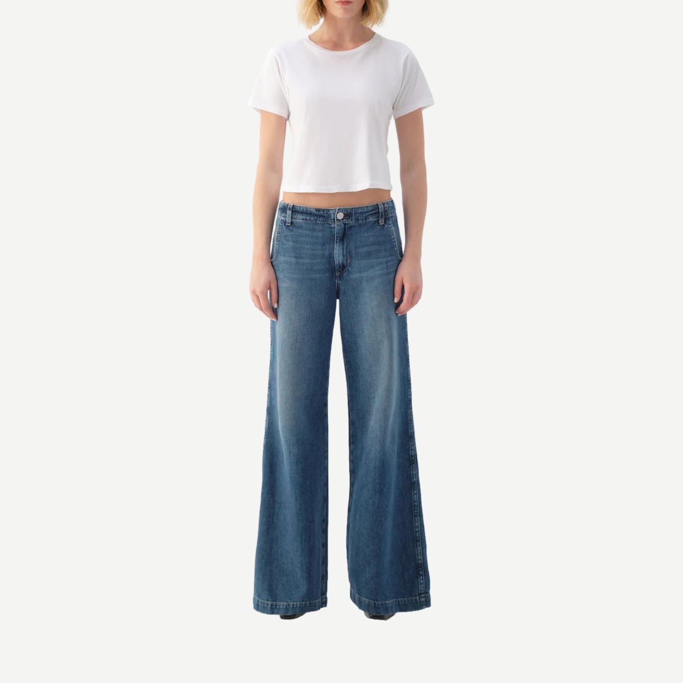 Edith Wide Leg Trouser - Romance - Galvanic.co