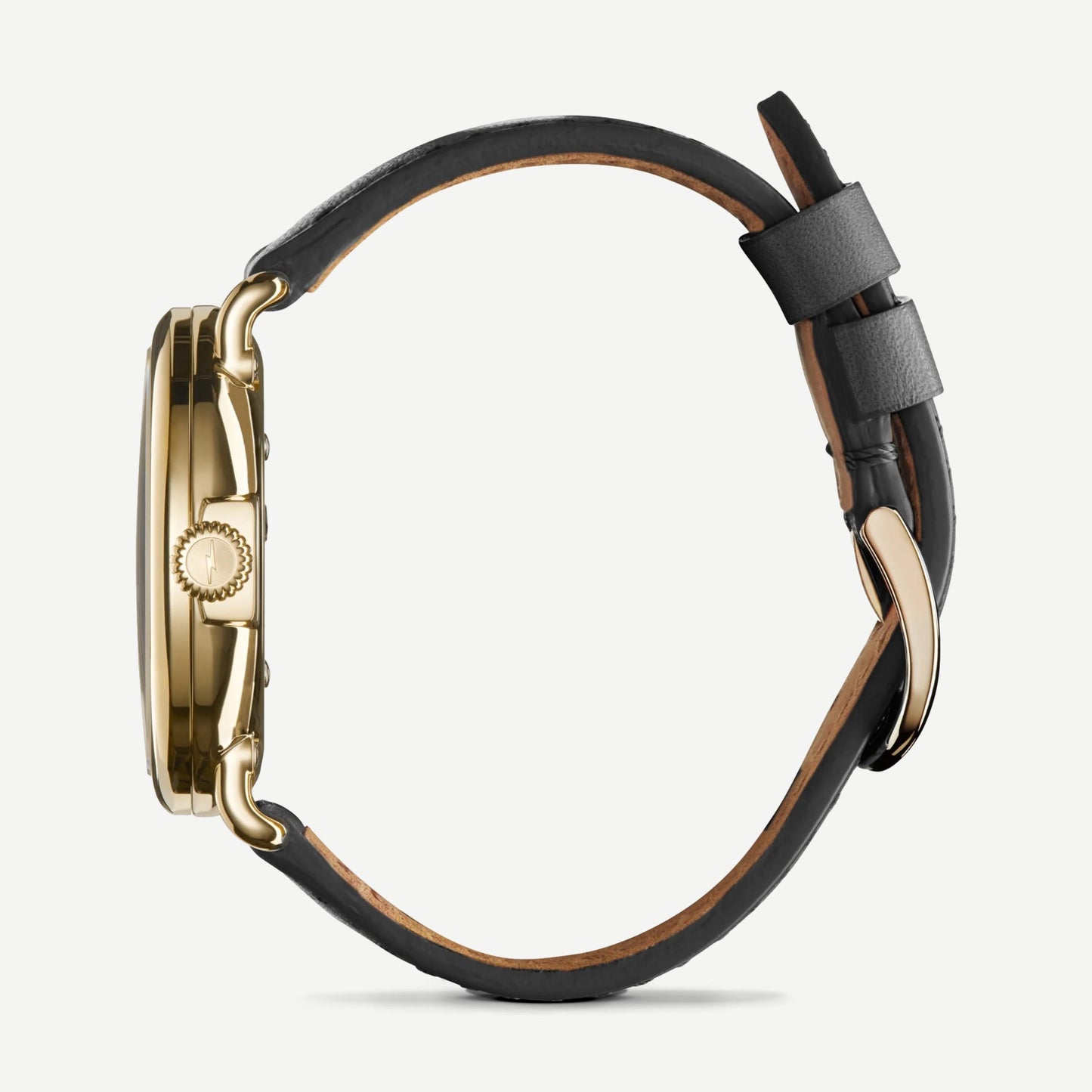 Runwell Sub Second 41mm MOP Black Leather Strap - Galvanic.co