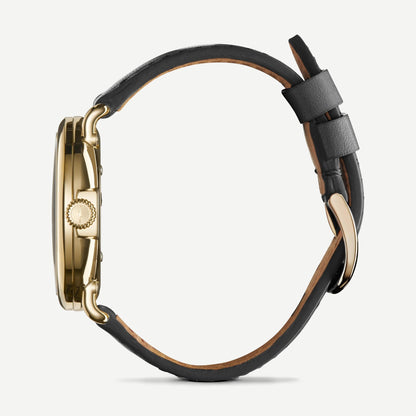 Runwell Sub Second 41mm MOP Black Leather Strap - Galvanic.co