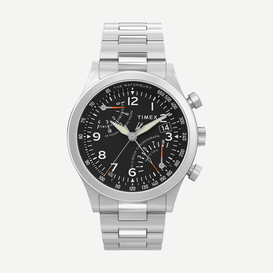 Waterbury Traditional Fly Back Chrono 43mm - Galvanic.co