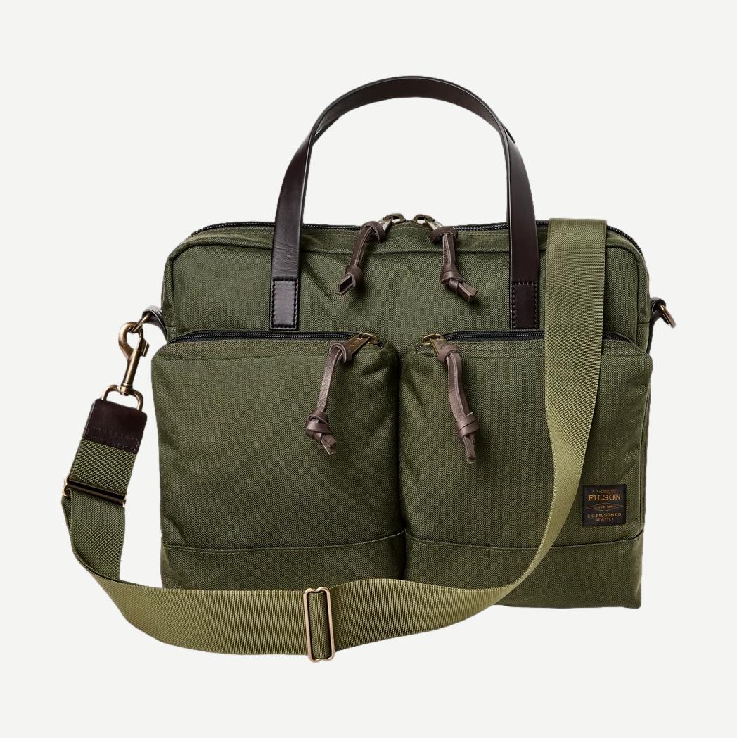Dryden Briefcase - Otter Green - Galvanic.co