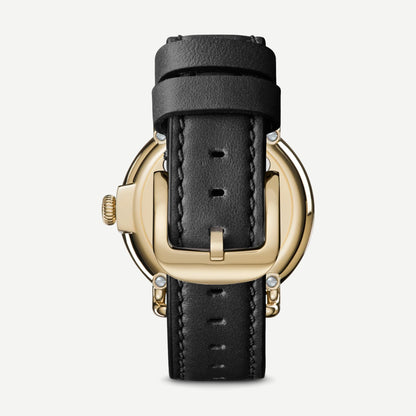 Runwell Sub Second 41mm MOP Black Leather Strap - Galvanic.co