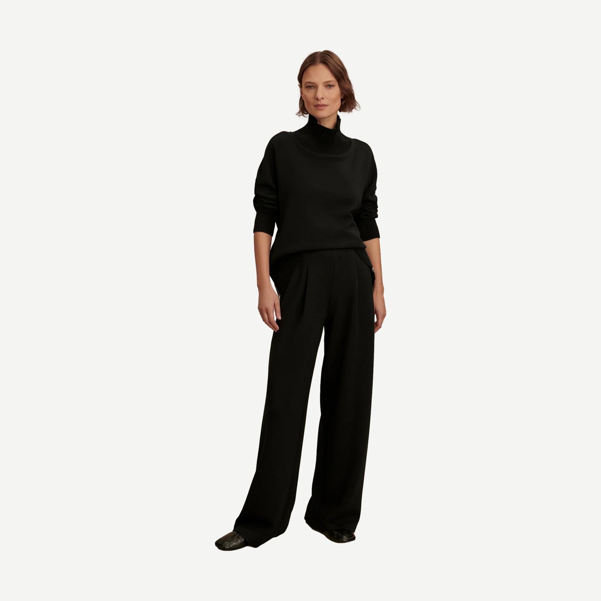 The Extra Wide Leg Pant - Black - Galvanic.co
