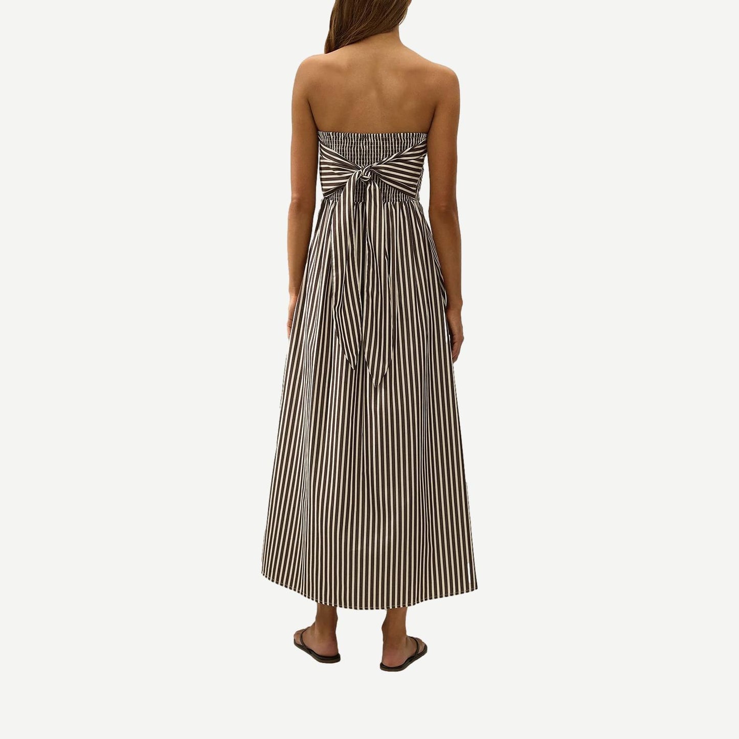 Casimiro Midi Dress - Rita Stripe Port