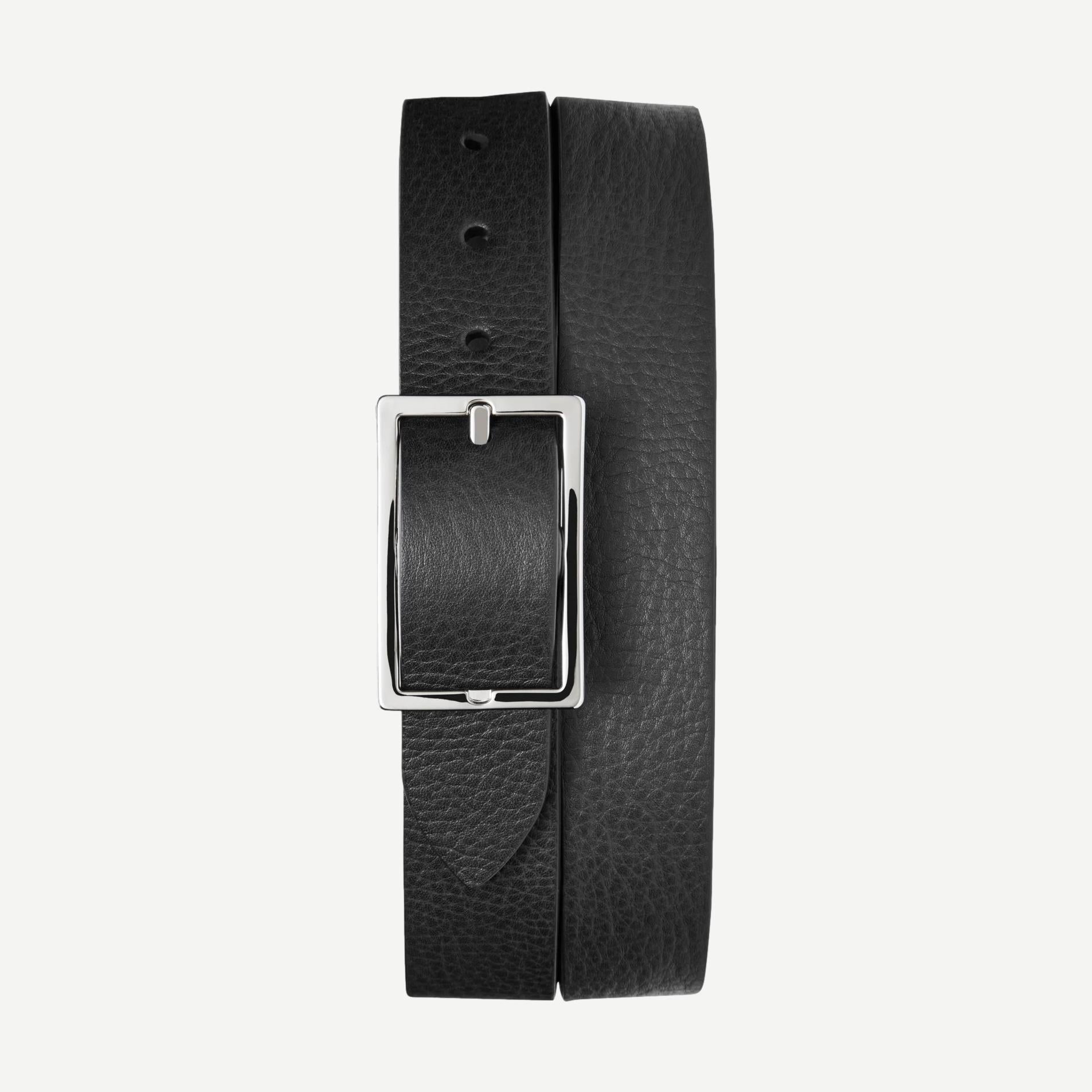1 1/4" Reversible Rectangle Buckle Belt - Galvanic.co