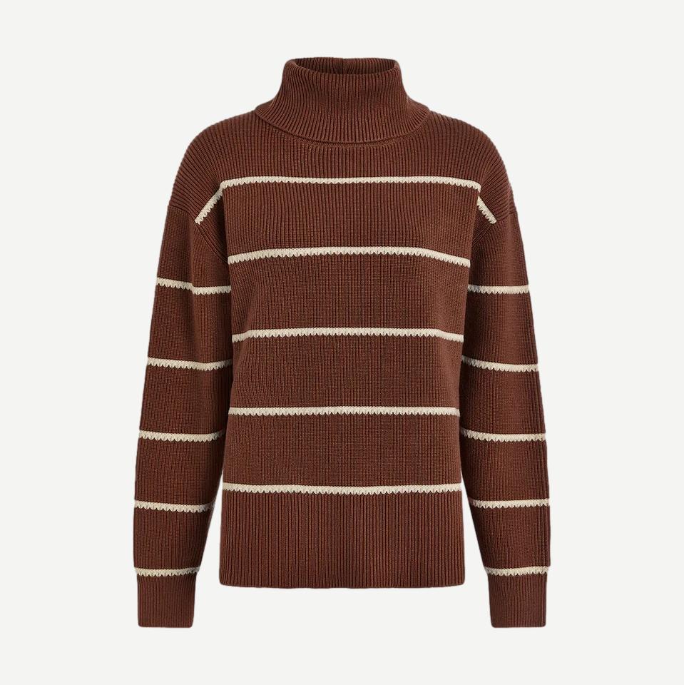 Hamish Stich Knit Sweater - Golden Bronze