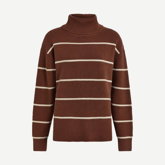 Hamish Stich Knit Sweater - Golden Bronze