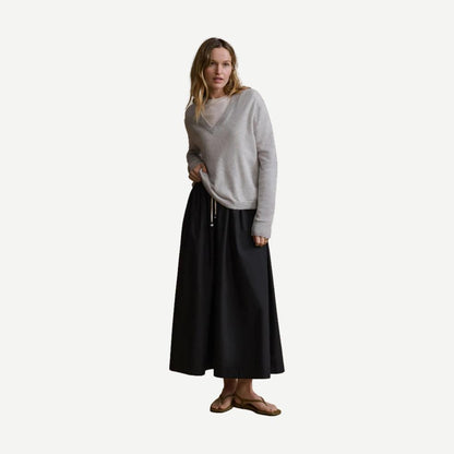 Flynn Cashmere Sweater - Grey - Galvanic.co