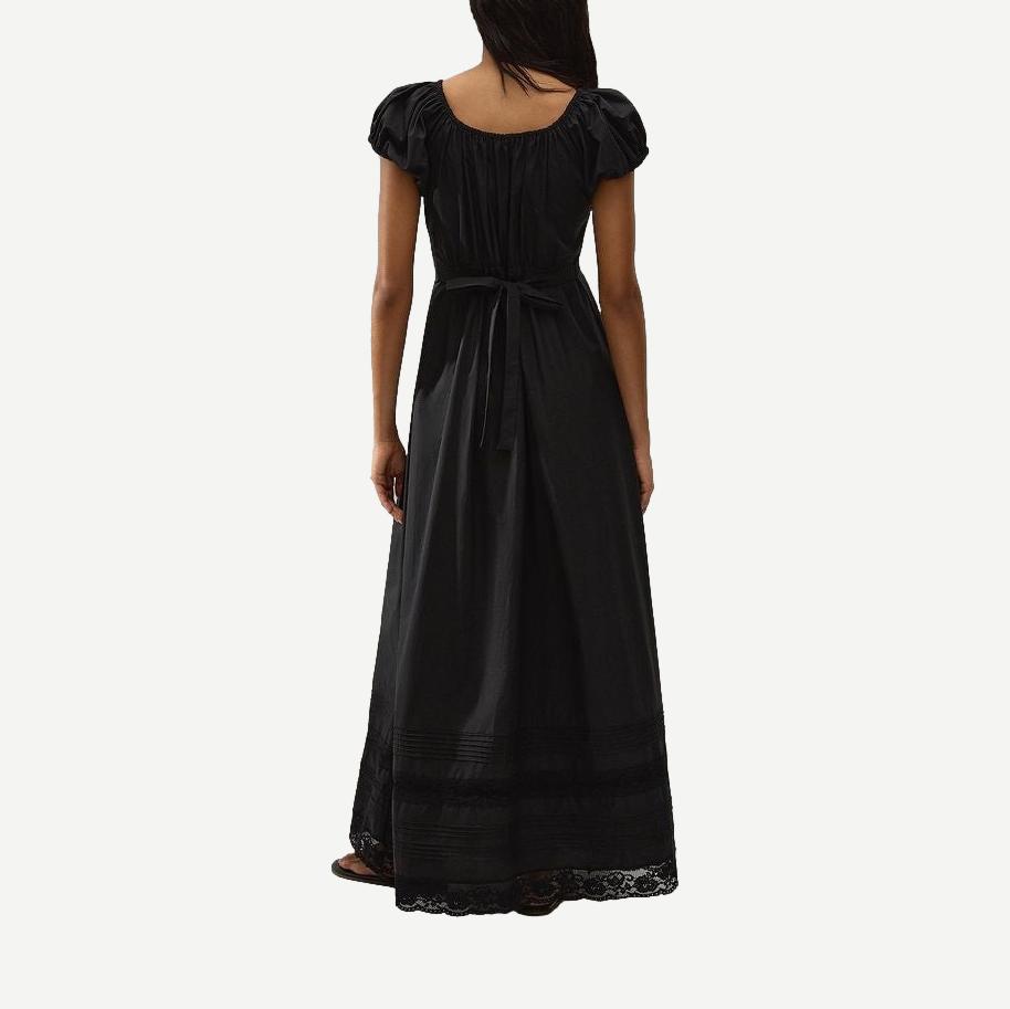 Elodia Maxi Dress - Black Lace