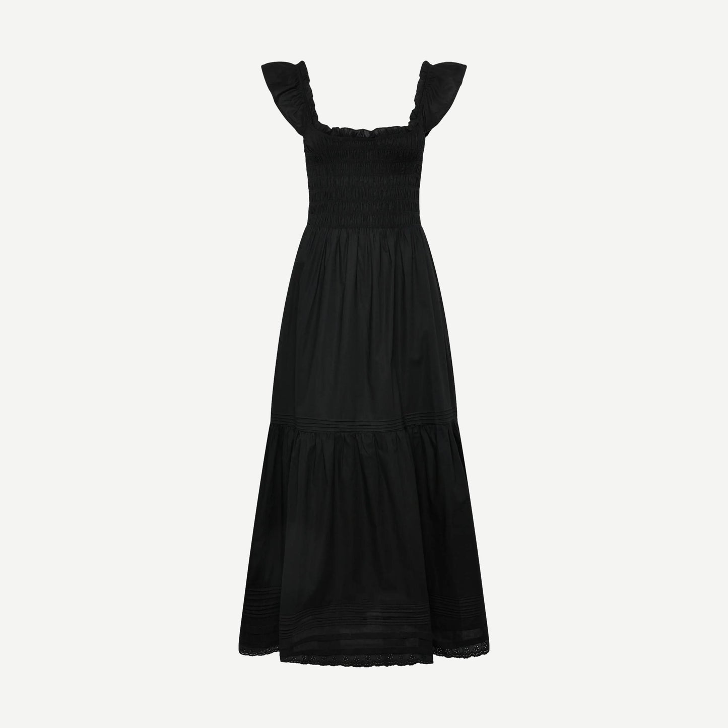 Valentina Maxi Dress - Fiore Lace Black - Galvanic.co