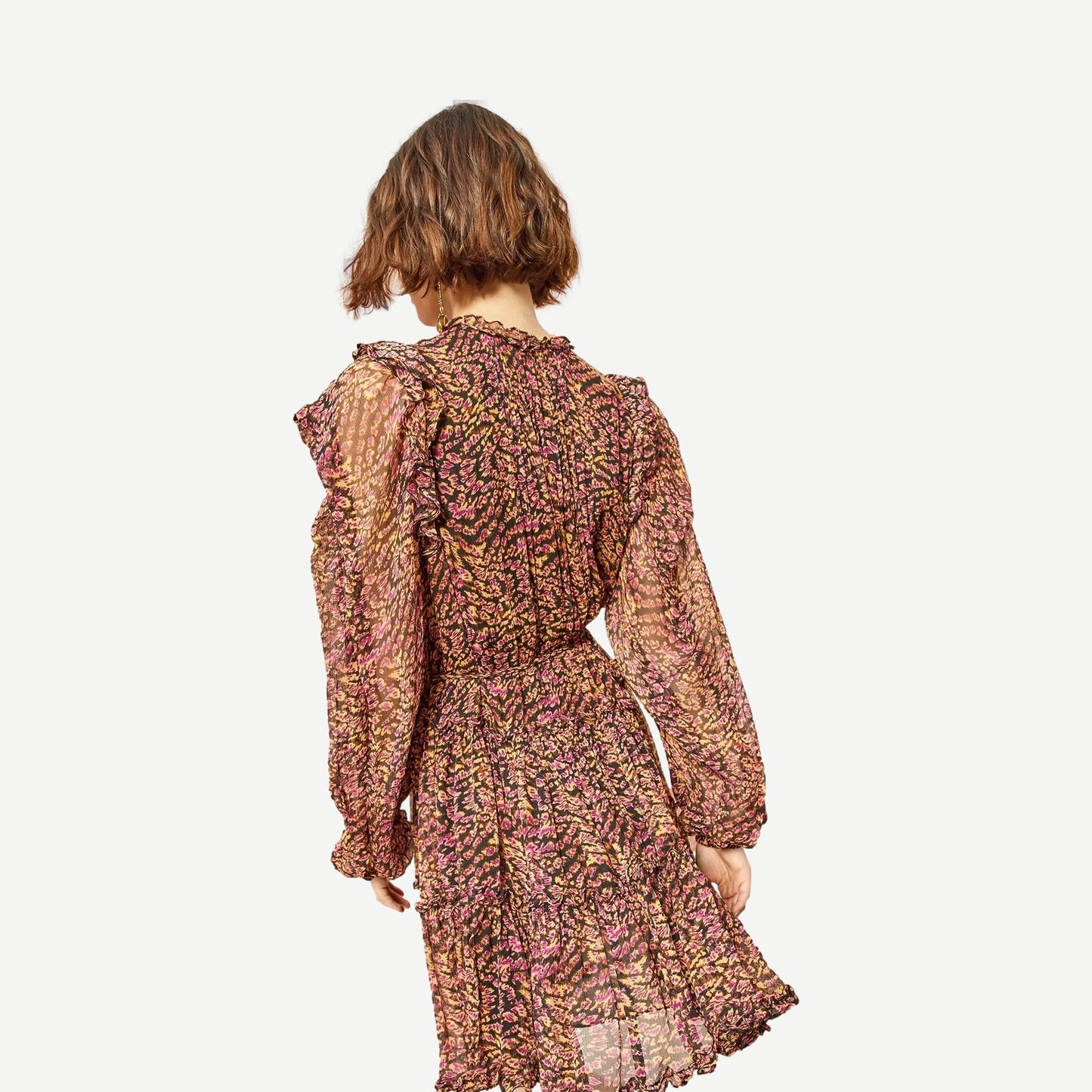 Gaelle Dress - Pomegranate - Galvanic.co