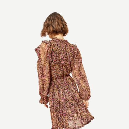 Gaelle Dress - Pomegranate - Galvanic.co