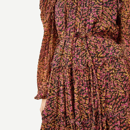 Gaelle Dress - Pomegranate - Galvanic.co