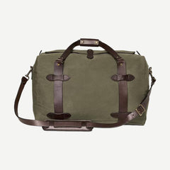 Medium Rugged Twill Duffle Bag - Otter Green - Galvanic.co