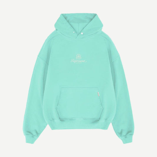 Permanent Vacation Hoodie - Electric Mint - Galvanic.co