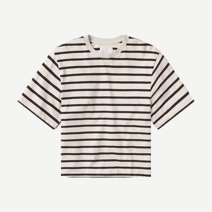 Goldie Tee - Chocolate Stripe - Galvanic.co
