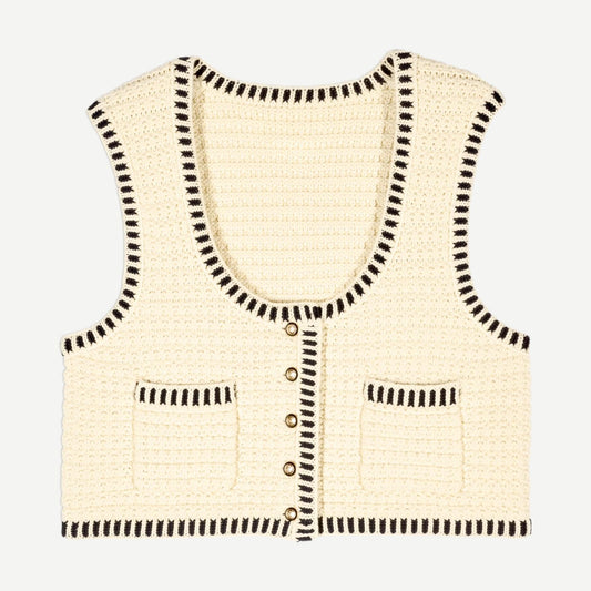 Gustave Cardigan - Ecru - Galvanic.co