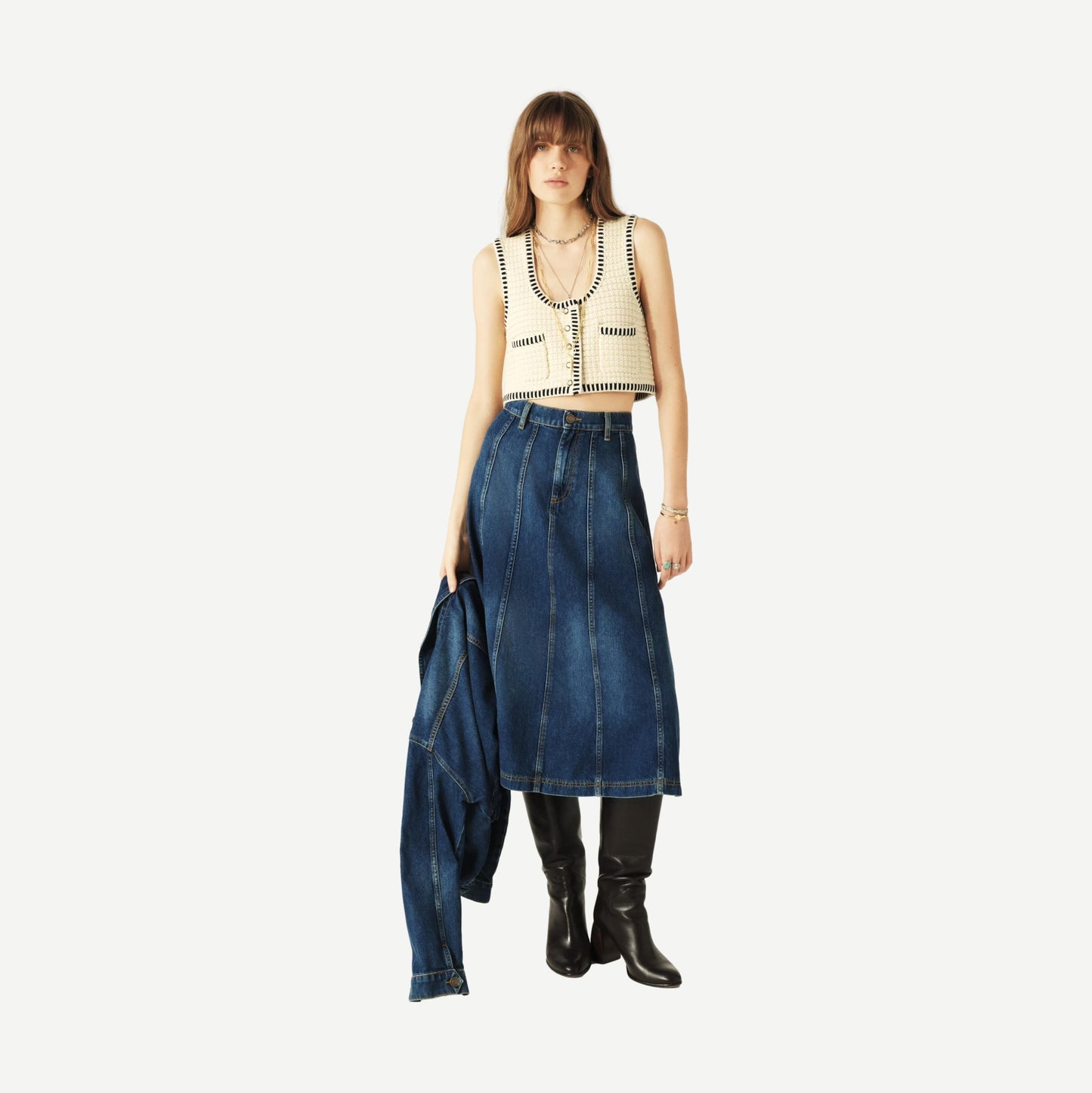 Gustave Cardigan - Ecru - Galvanic.co