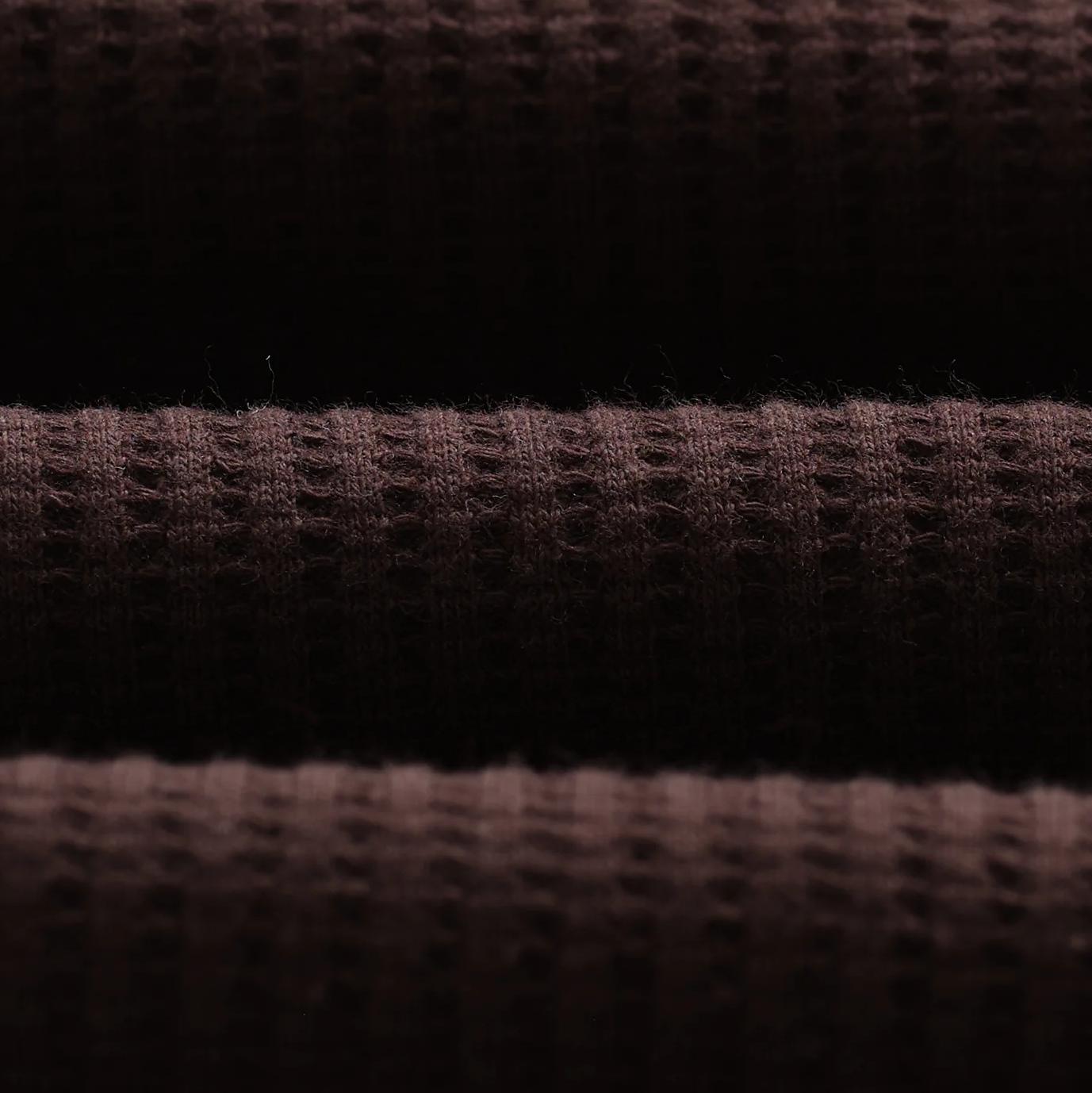 Hays Jersey Waffle Overshirt - Dark Brown