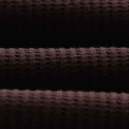 Hays Jersey Waffle Overshirt - Dark Brown