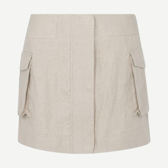 Melina Skirt - Beige - Galvanic.co