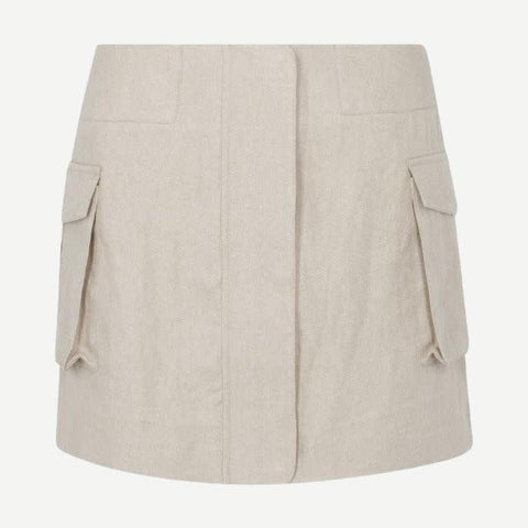 Melina Skirt - Beige - Galvanic.co