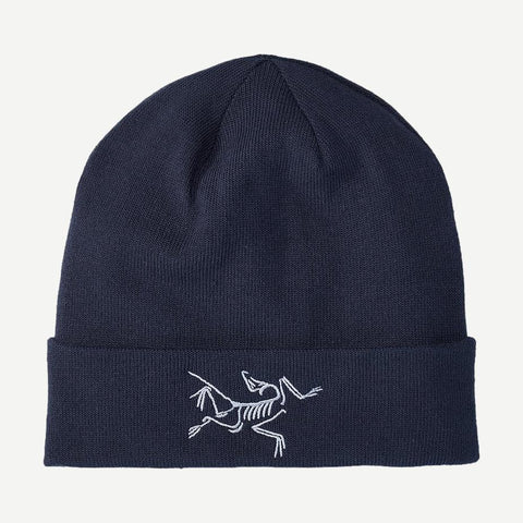 Embroidered Bird Toque - Black Sapphire - Galvanic.co