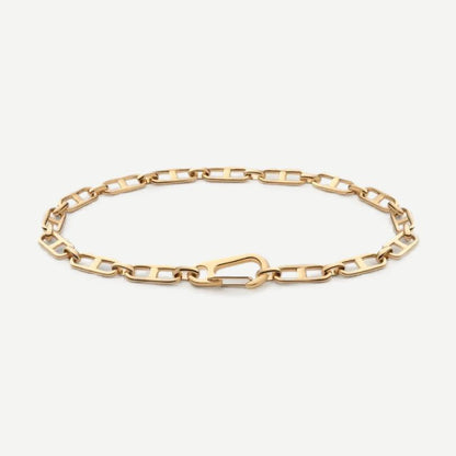 Marinero Chain Link Bracelet, Gold Vermeil, Polished, M - Galvanic.co