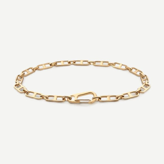 Marinero Chain Link Bracelet, Gold Vermeil, Polished, M - Galvanic.co