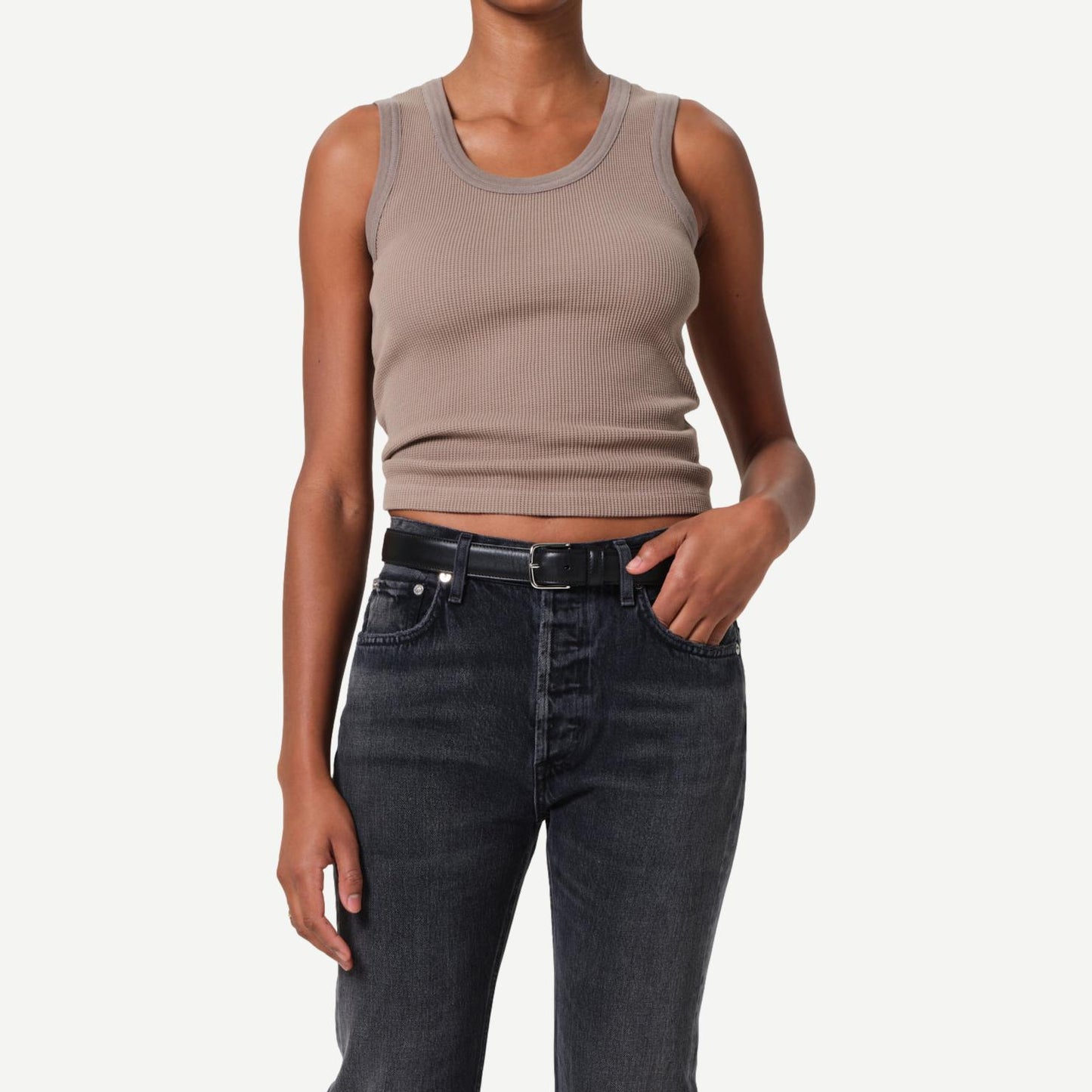 Ines Waffle Tank - Bezal - Galvanic.co