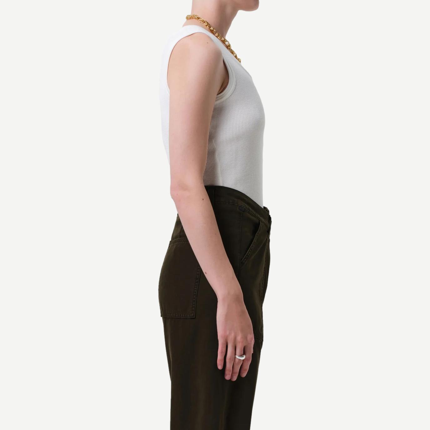 Inez Waffle Tank - Pashmina - Galvanic.co